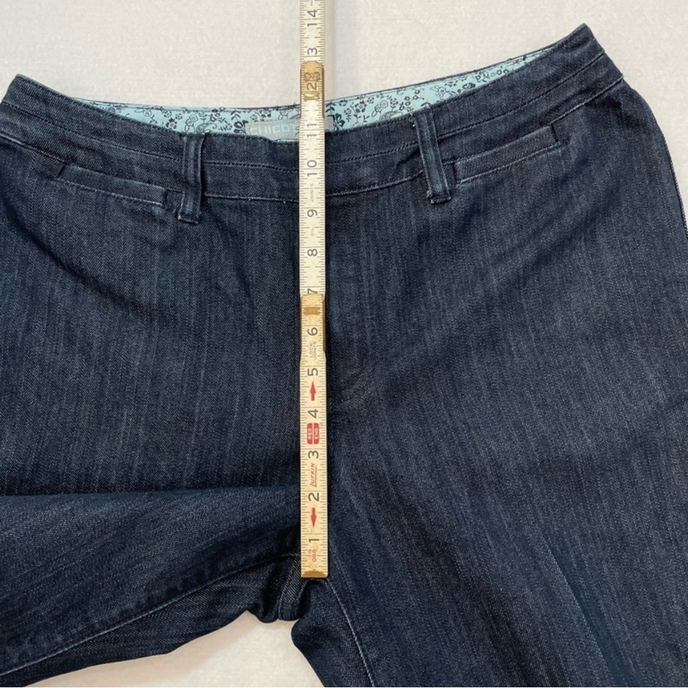 CHICO’S Platinum Denim 2 Melissa RG Trouser wide leg jeans - Picture 11 of 16